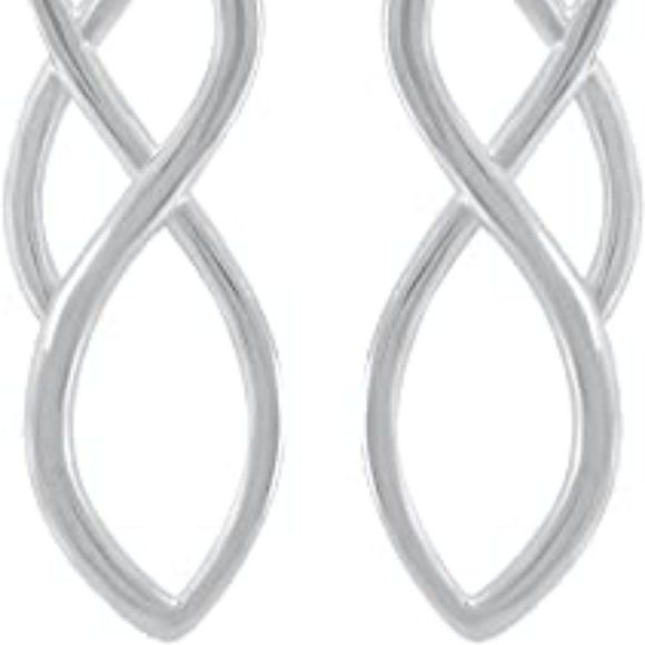 Choice of Celtic Earrings for Women Sterling Silver, Silver Celtic Earrings - Picture 2 of 4